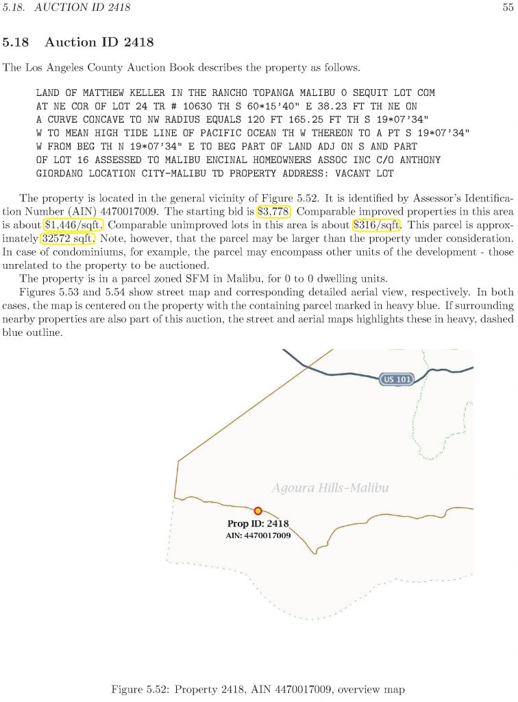 overview map of auction property ID 2418